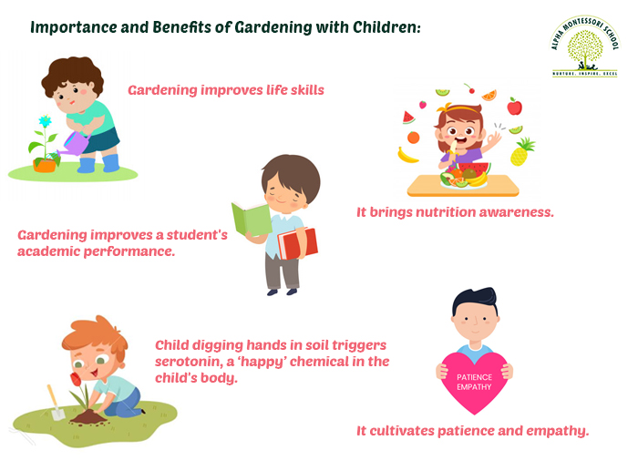 Benefits of Gardening with Children - Alpha Montessori