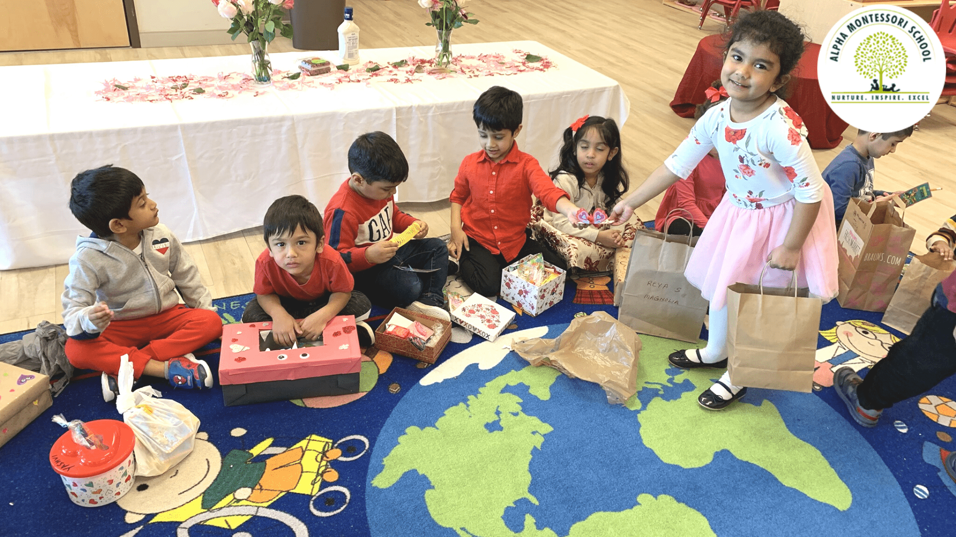 Valentines day celebration - Alpha Montessori School