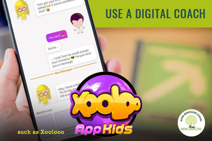 Use-digital-coach-xooloo-Digital-education-to-children-Alpha-Montessori